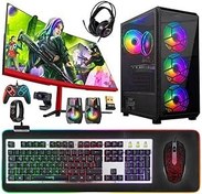Resim Turbox Tx5016 Ryzen 5 3600 32GB 512GB SSD GTX1050Ti 4GB 23.6 Curved Oyuncu Bilgisayarı 