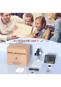 Resim Dijital Mikroskop 1080p Lcd Ekran Usb Hd Mikroskop 50x-1000x 