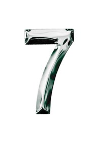 Resim ALETÇANTAM Posta Kutusu Yapışkanlı Rakam Metal Kapı Numarası No:7 