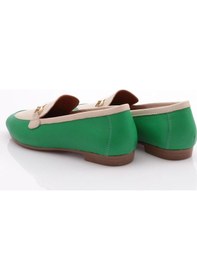 Resim Dgn 134-1 Kadin Yuvarlak Burunlu Babet 134-1-2109-R12563 Çimen Yeşili 