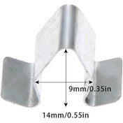 Resim Lasonstiges 20 Adet.panel Kaplama Klipsleri Kapı Panelimetal İç Döşeme Bileşenlerivw Audi Seat Skoda İçin Araba Tokası Klipsi 