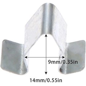 Resim Lasonstiges 20 Adet.panel Kaplama Klipsleri Kapı Panelimetal İç Döşeme Bileşenlerivw Audi Seat Skoda İçin Araba Tokası Klipsi 