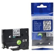 Resim photo print Brother P-touch Muadili Şeffaf Etiket 9 Mm Tze-tape Aze121 