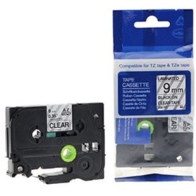 Resim photo print Brother P-touch Muadili Şeffaf Etiket 9 Mm Tze-tape Aze121 