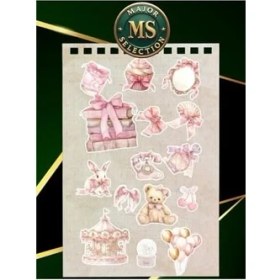Resim 5'li Pink Ajanda Bullet Journal Için Uygun Set 