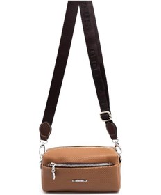 Resim Çapraz Çanta Kadın Silver Polo 1142-46084 Sılver Polo Çapraz Bayan Çantası M86 Karamel-mat Kahve Çok Renkli 