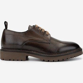 Resim Valmenti Erkek Hakiki Deri Casual Ayakkabı 994 9353 Erk Ayk K24-25 Castagno Kahverengi 