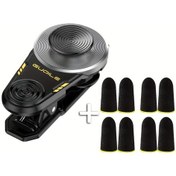 Resim Gaojunshop01 Taşınabilir Mini Joystick - 1 Adet Evrensel Mobil Oyun Kumandası, Kolay Takılır Çıkarılır, Yumuşak Dokunuş, Siyah 