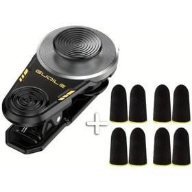 Resim Gaojunshop01 Taşınabilir Mini Joystick - 1 Adet Evrensel Mobil Oyun Kumandası, Kolay Takılır Çıkarılır, Yumuşak Dokunuş, Siyah 