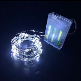 Resim Greyder Gd957 Şerit Pilli Aydınlatma 3 Metre 30 Adet Beyaz Peri Led 