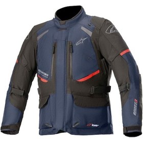 Resim Alpinestars Andes V3 Drystar Korumalı Motosiklet Montu Mavi Siyah 