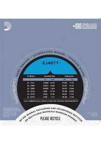 Resim D'addario Ej46Tt Klasik Gitar Tel Seti. Pro-Arte. Dynacore. Tıtan 