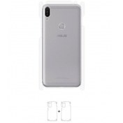 Resim Wrapsol Asus Zenfone Max Pro Arka Yan Koruyucu Darbe Emici Poliüretan Film Amerika Üretimi 