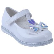 Resim Toddler Kız Beyaz Kalpli Ortopedik Destekli Babet 22-25 01203 