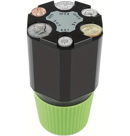 Resim Cloud011 Siyah Yeşil Katlanır Araç Bozukluk Para Kumbara Saklama Organizatörü 