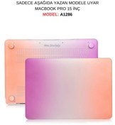 Resim Mcstorey Macbook Pro Kılıf 15 Inç Rainbow A1286 (ESKİ ETHERNET GİRİŞLİ MODEL 2008-2012) Ile Uyumlu 
