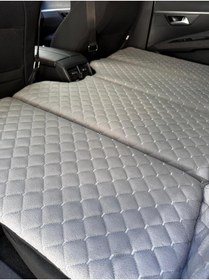 Resim Shop-set 80x135 Cm - Oto Arka Koltuk Yatağı - Gümüşgri Taytüyü Kumaş 