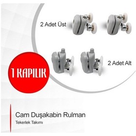Resim Cam Duşakabin Rulman Tekerlekleri 