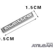 Resim OEM 4g0853737 Yazı Quattro Audi A5 A6 A7 A8 Q3 Q5 Q8 