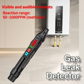 Resim Her Türlü Yanıcı Gazlar İçin Sesli ve Görsel Uyarıları Olan Aicevoos Yüksek Hassasiyetli Yanıcı Gaz Sızıntı Dedektör Alarmı Doğal Gaz Metan Dedektörü 