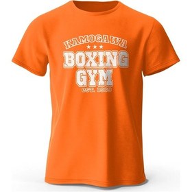 Resim Bolferkek Boks T-shirt %100 Pamuk Vintage Spor Üstleri - Erkek Ve Kadıngreen Green 