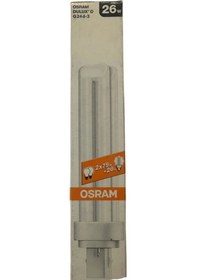Resim Osram Dulux D 26w 827 2700k Sarı Işık 2pinli G24d-3 Duylu 
