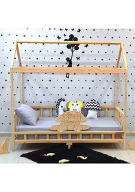 Resim Markaawm Markaawm Doğal Çam Montessori Karyola Çocuk Ve Bebek Yatağı Akçaağaç 