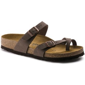 Resim Birkenstock Mayari Deri Parmak Arası Kadın Terlik 