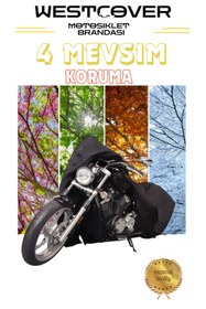 Resim WestCover Ducati Multistrada 1200 Enduro Pro MOTORSİKLET BRANDASI SİYAH KİLİT UYUMLU 