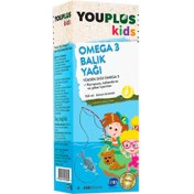 Resim YOUPLUS Kids Omega 3 Balık Yağı 150ml 