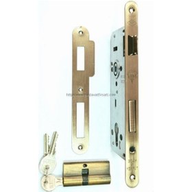 Resim Özcanlar 141 Tipi 45 Mm Antik Sarı Eskitme, Antik Füme, Antik Bakır Extra Gömme Silindirli Dış Kapı Kilidi 