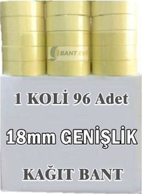 Resim Maskeleme Bandı 96 Adet 18Mm Kağıt Boya Bantı 