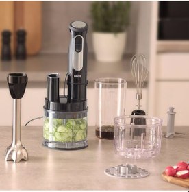 Resim Braun MultiQuick 5 Pro MQ55755MBK 1000 W Blender Seti 