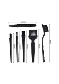 Resim Wellhise Antistatik Plastik Fırça Seti 6 Parça 