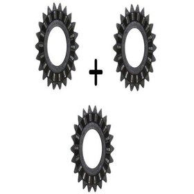 Resim 110ft Uyumlu Marş Pedalı Dişlisi 3 Adet Gri 