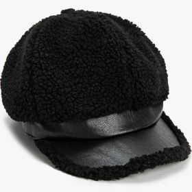 Resim Kadın Peluş Kasket Şapka 