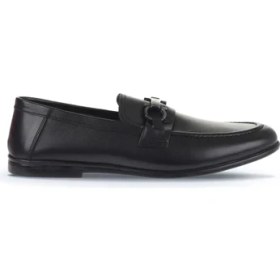 Resim Bueno Shoes Siyah Deri Erkek Loafer 21ma413 