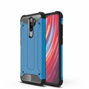 Resim Cep prime Xiaomi Redmi Note 8 Pro Uyumlu Çift Katmanlı Zırhlı Tank Darbeye Dayanıklı Emici Kılıf 