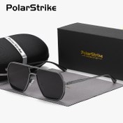 Resim PolarStrike Vintage Tam Çerçeveli Güneş Gözlüğü, UV400 Polarize Lensler, TAC Malzeme, Metal ve Asetat Çerçeve, Kılıf Dahil, Golf, Yürüyüş, Günlük Boş Zaman İçin, Sevgililer Günü ve Babalar Günü Hediyeleri İçin İdeal 