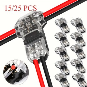 Resim 15/25 adet T2 Tipi Çıkarılmamış Erkek ve Dişi Hızlı Bağlantı Terminal Blokları, İzoleli Bakır Alaşımlı, Şarj Edilmemiş Güç Modu, Endüstriyel Elektrik Bağlantıları için, Elektrik Bağlantıları|Dekoratif Bağlayıcılar|İzoleli Bağlayıcı 