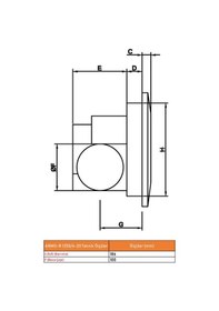 Resim Bahçıvan 26.5x26.5 cm BPR 1015 1550 D/D 220/230V Monofaze Plastik Radyal Banyo-Tuvalet Aspiratörü 