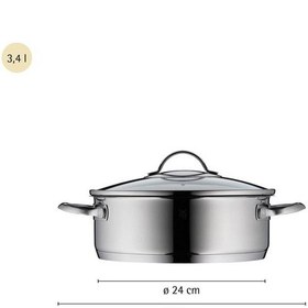 Resim Wmf Pilav Tenceresi 24 Cm Gümüş 