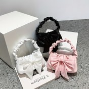 Resim Kadınlar İçin Mini Çanta - Fiyonk Detaylı, Şık Makyaj Çantası, Her Duruma Uygun, Hediye Seçeneği 