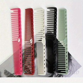 Resim 1 Set Profesyonel Kuaförlükler, İnce Dişli, Reçine Sap, Plastik Kıllı, Normal Saçlar İçin, Salon Berber Dükkanı Stil Aksesuarları Y0506 