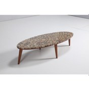 Resim Wood Elips Orta Sehpa 