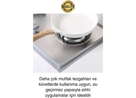 Resim Premium Gri Ocak Tezgah Kenarı Banyo Mutfak Sızdırmaz Bant Su Geçirmez Küfe Dayanıklı 3,2 mt 1 Adet 