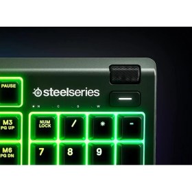 Resim SteelSeries Apex 3 Kablolu IP32 Suya Dayanıklı RGB Aydınlatmalı Gaming Türkçe Klavye 