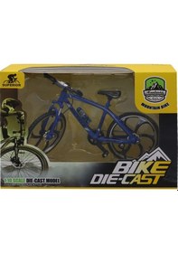 Resim 1:10 Die Cast 2a Mavi Dağ Bisikleti 