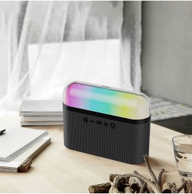 Resim WIWU Bluetooth Speaker Wiwu P60 RGB Led Işıklı Taşınabilir Kablosuz Hoparlör Thunder Wireless 