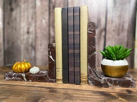 Resim Rosso Levanto L Harfi Şeklinde Kitap Tutucu 2'li Set 